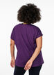 T-shirt de sport couleur unie, Violet, Model image number 2