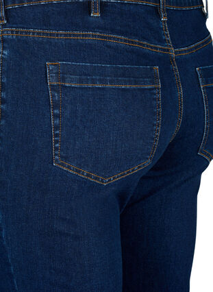Jean Emily coupe slim fit avec taille normale, Dark blue, Packshot image number 3