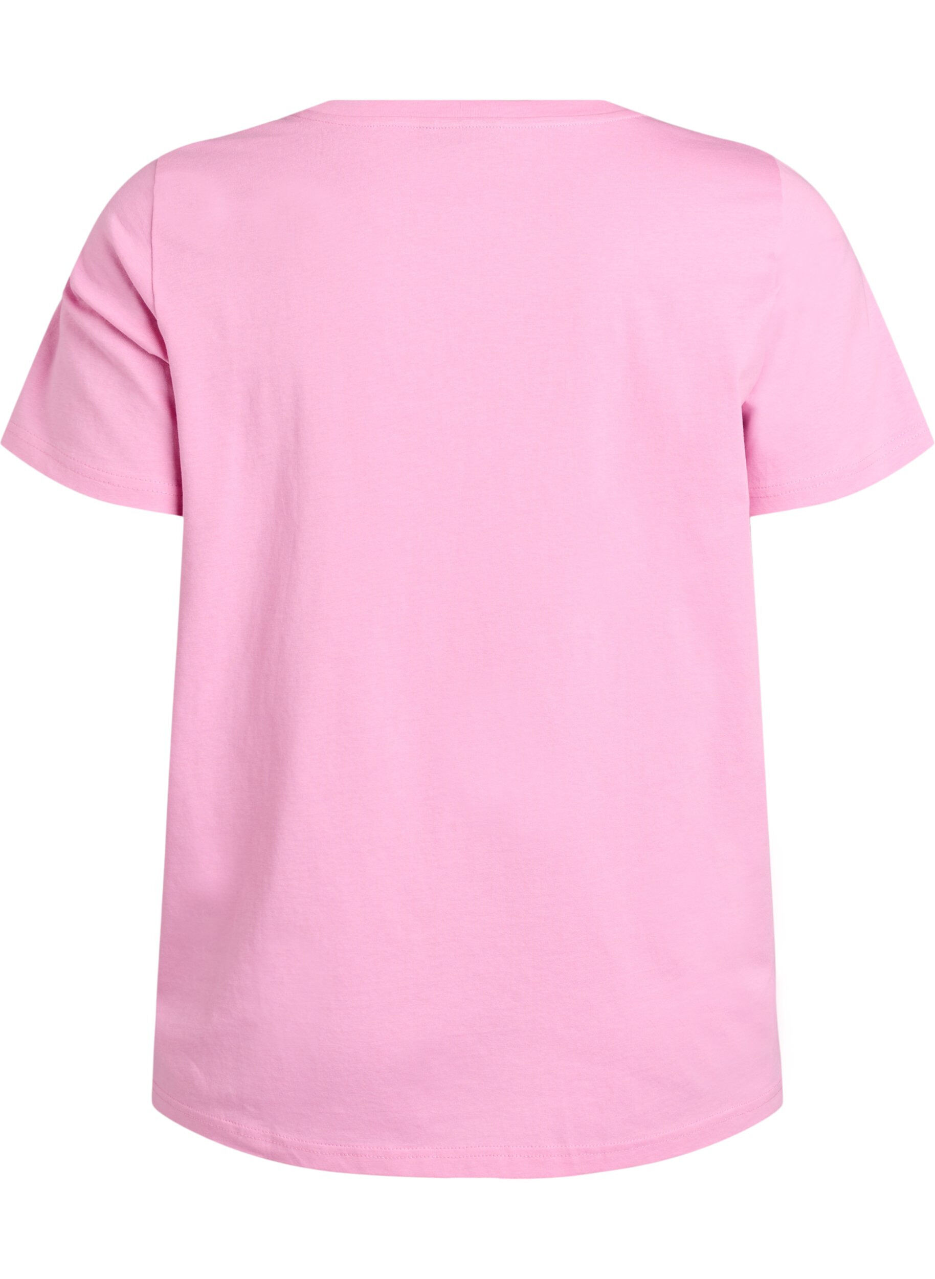 Zizzi T-shirt avec broderie fraise, Begonia P. W. Berry, Packshot image number 1