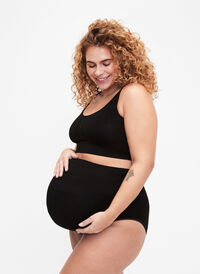 Culottes de maternité sans coutures, Black, Model