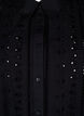 Robe chemise en coton avec broderie anglaise, Black, Packshot image number 2