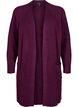 Cardigan long avec des poches, Potent Purple Mel., Packshot image number 0