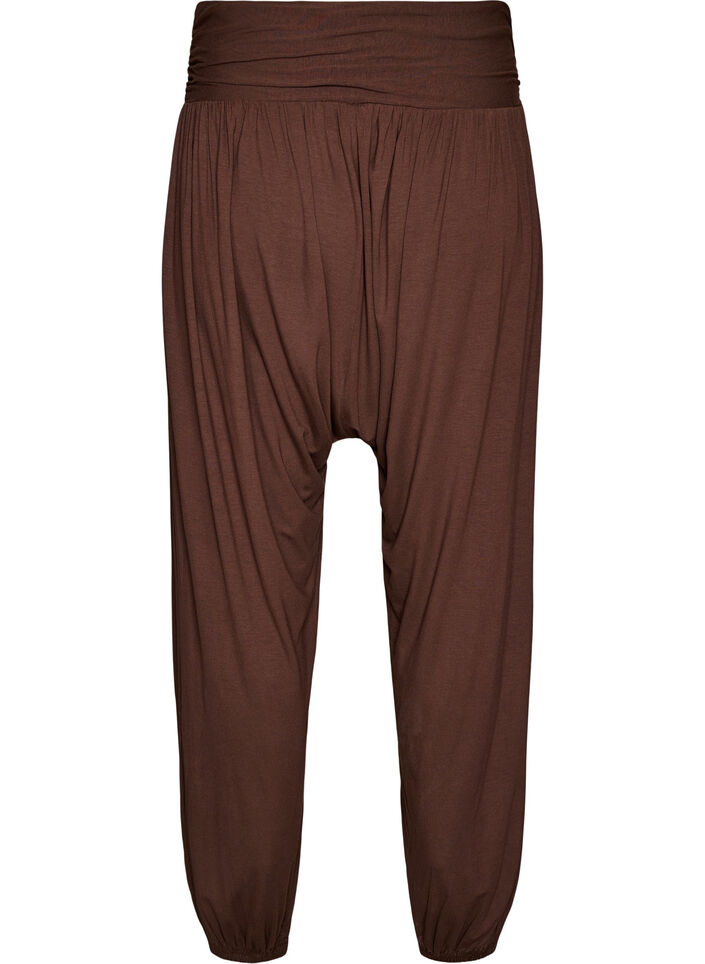 Pantalon sarouel ample, Marron, Packshot image number 1