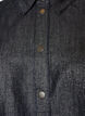 Chemise en jean avec fil paillet&eacute; et manches 3/4, Gris anthracite, Packshot image number 2