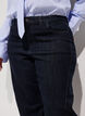 Jean taille haute coupe Barrel, Bleu, Model image number 2