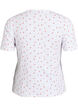 T-shirt en coton avec imprim&eacute; int&eacute;gral, Vanille, Packshot image number 1
