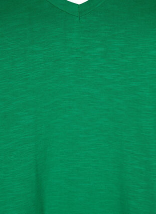 T-shirt basique à manches courtes et col en V, Jolly Green, Packshot image number 2