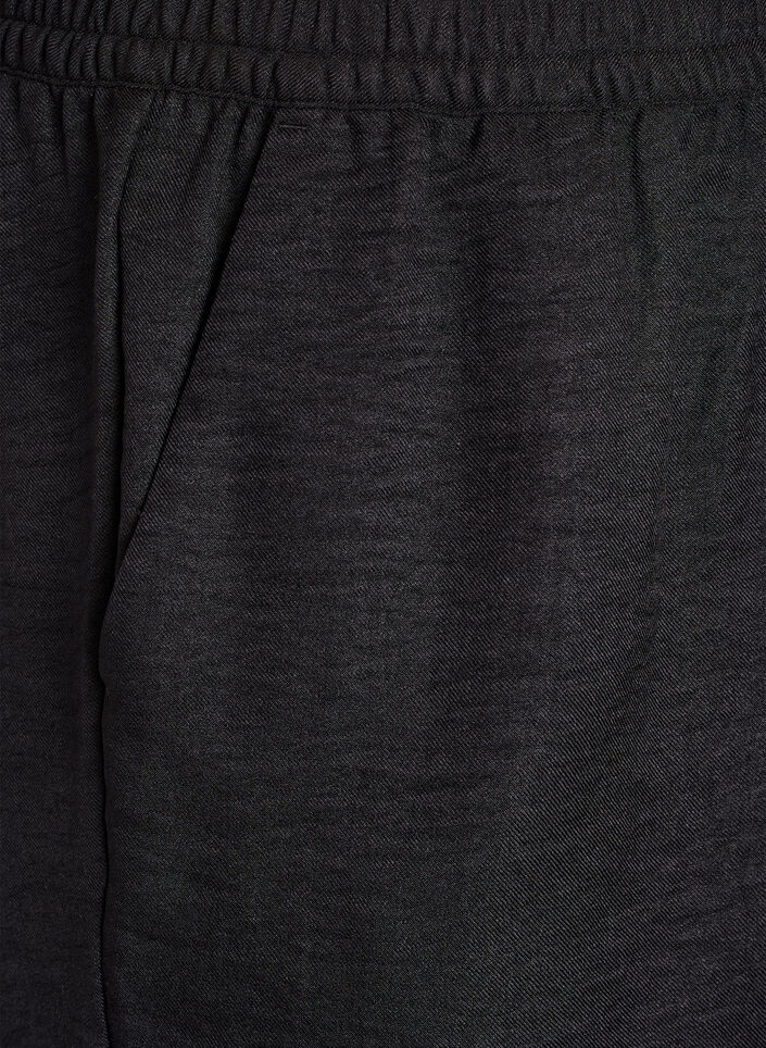 Short avec poches et taille haute, Noir, Packshot image number 2