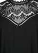 Blouse manches longues avec dentelle, Black, Packshot image number 2
