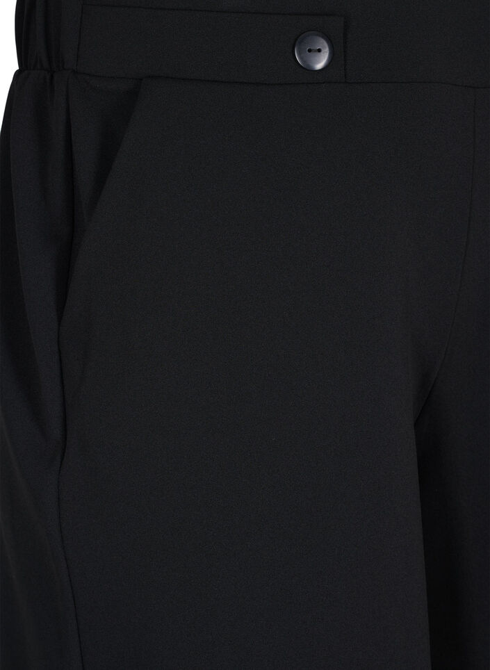Short avec poches et coupe ample, Noir, Packshot image number 2