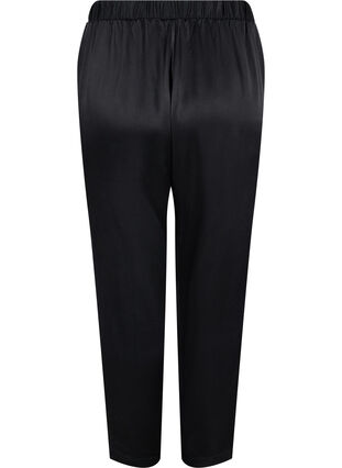 Pantalon ample avec poches et bord élastiqué, Black, Packshot image number 1