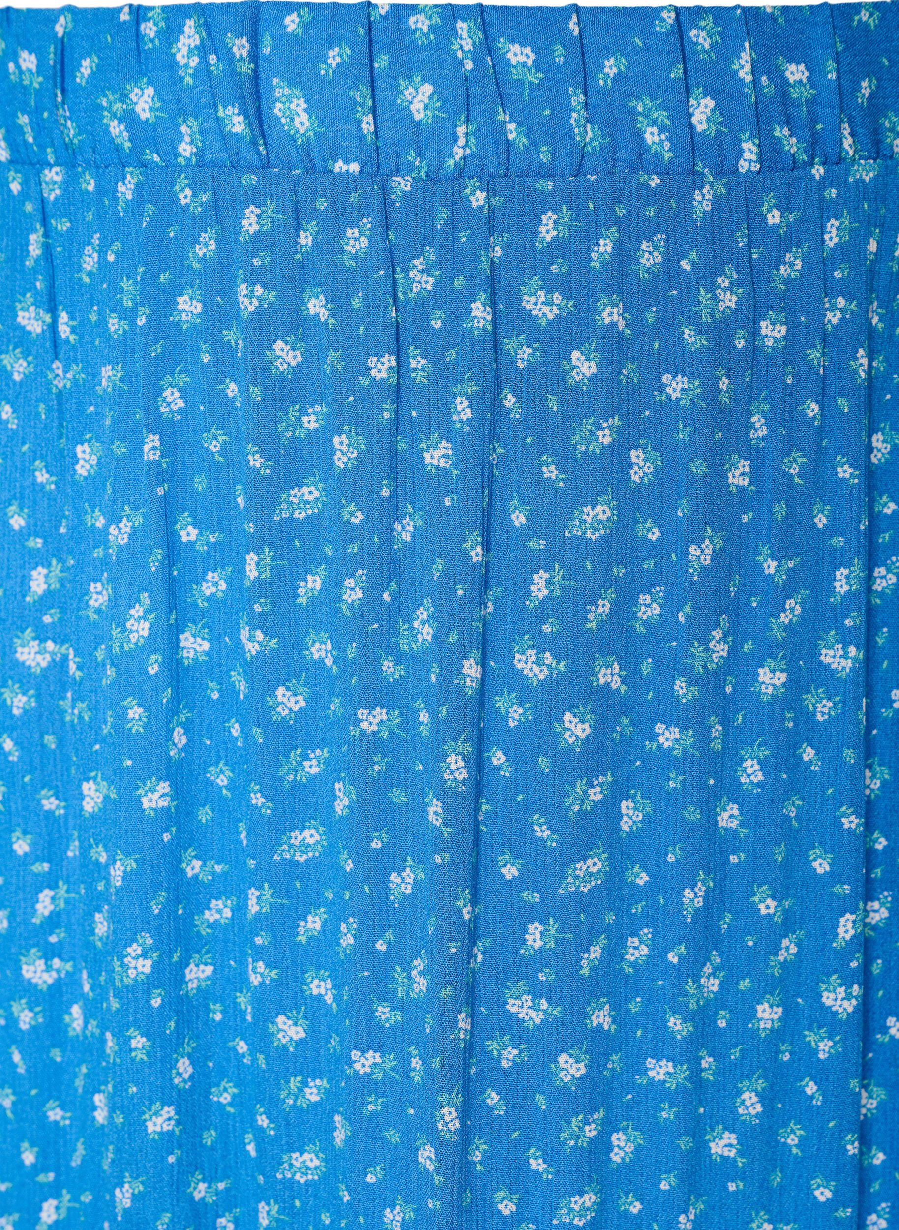 ZizziJupe longue &agrave; taille &eacute;lastiqu&eacute;e, Bleu, Packshot image number 2