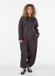 Chemise courte avec un zip &agrave; double curseur, Marron, Model image number 1