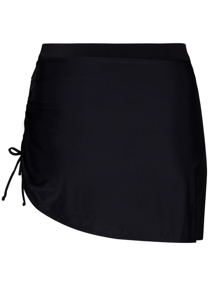 Jupe de bikini avec culotte intégrée, Noir, Packshot image number 1