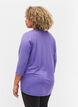Blouse d'entra&icirc;nement &agrave; manches 3/4, Violet, Model image number 2