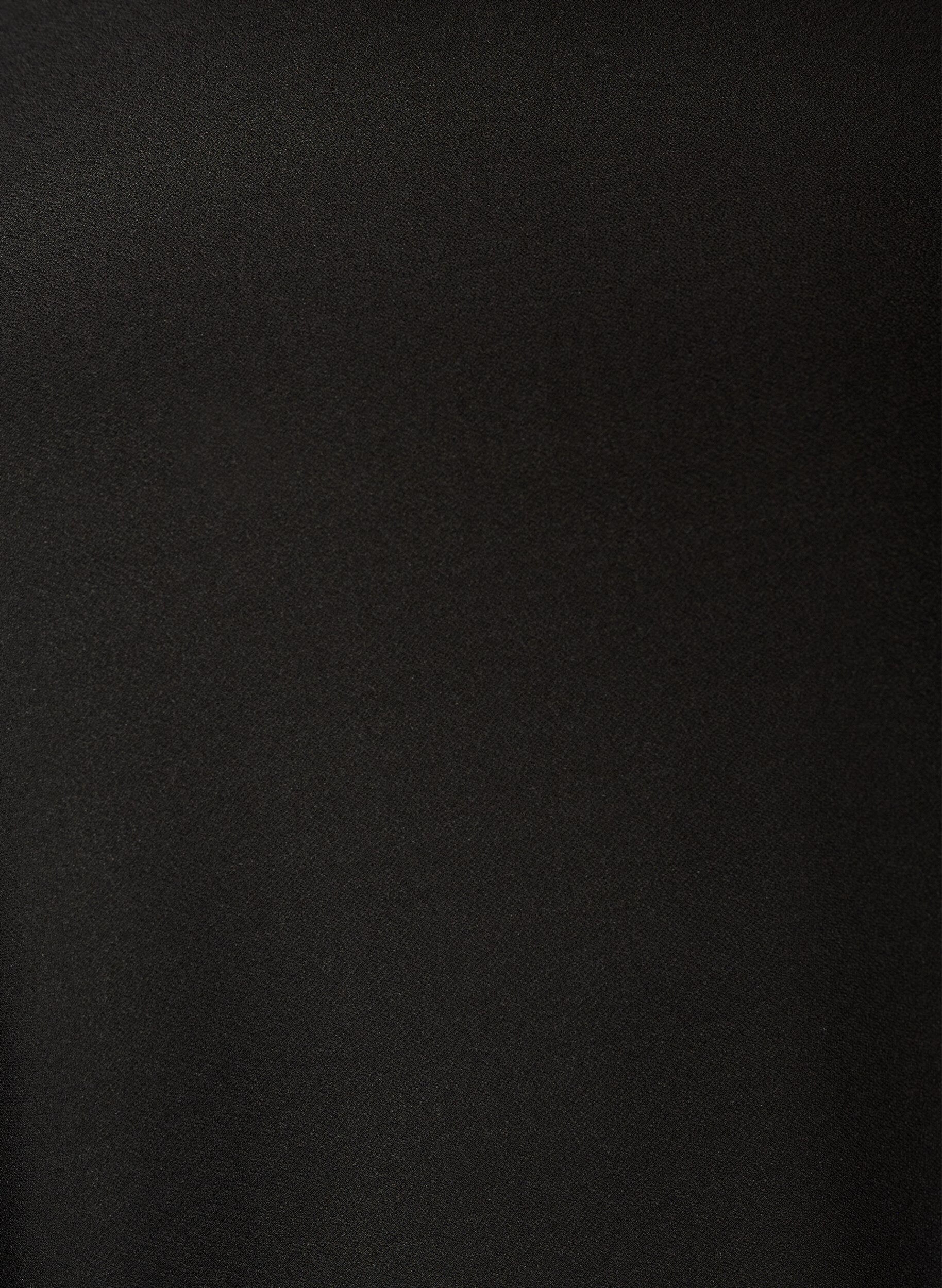 ZizziRobe courte en jersey avec finitions en plumes, Noir, Packshot image number 2