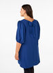 Robe courte avec nœud dans le dos, Estate Blue, Model image number 1
