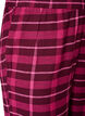Bas de pyjama &agrave; carreaux en coton, Bordeaux, Packshot image number 2