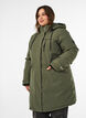 Parka d&eacute;perlante avec capuche et d&eacute;tails fonctionnels, Vert, Model image number 0