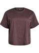 T-shirt boxy en coton, Marron, Packshot image number 0