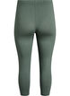 Leggings basiques longueur 3/4 en viscose, Vert fonc&eacute;, Packshot image number 1