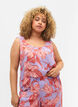 Top sans manches en viscose, Lavender Flower, Model image number 0