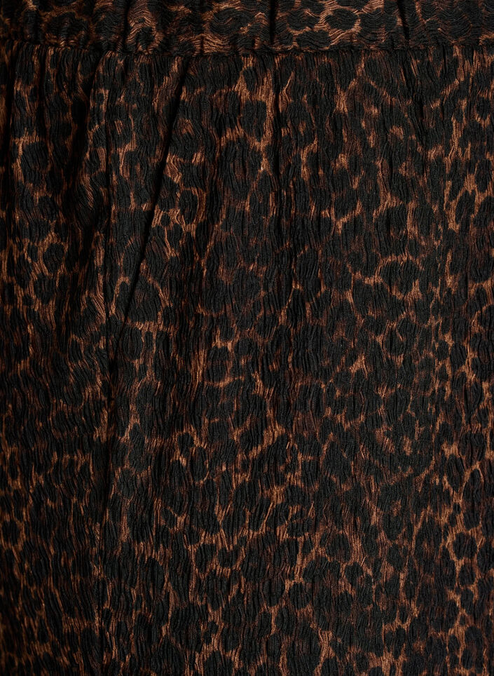 Pantalon avec texture ondul&eacute;e, Marron, Packshot image number 2