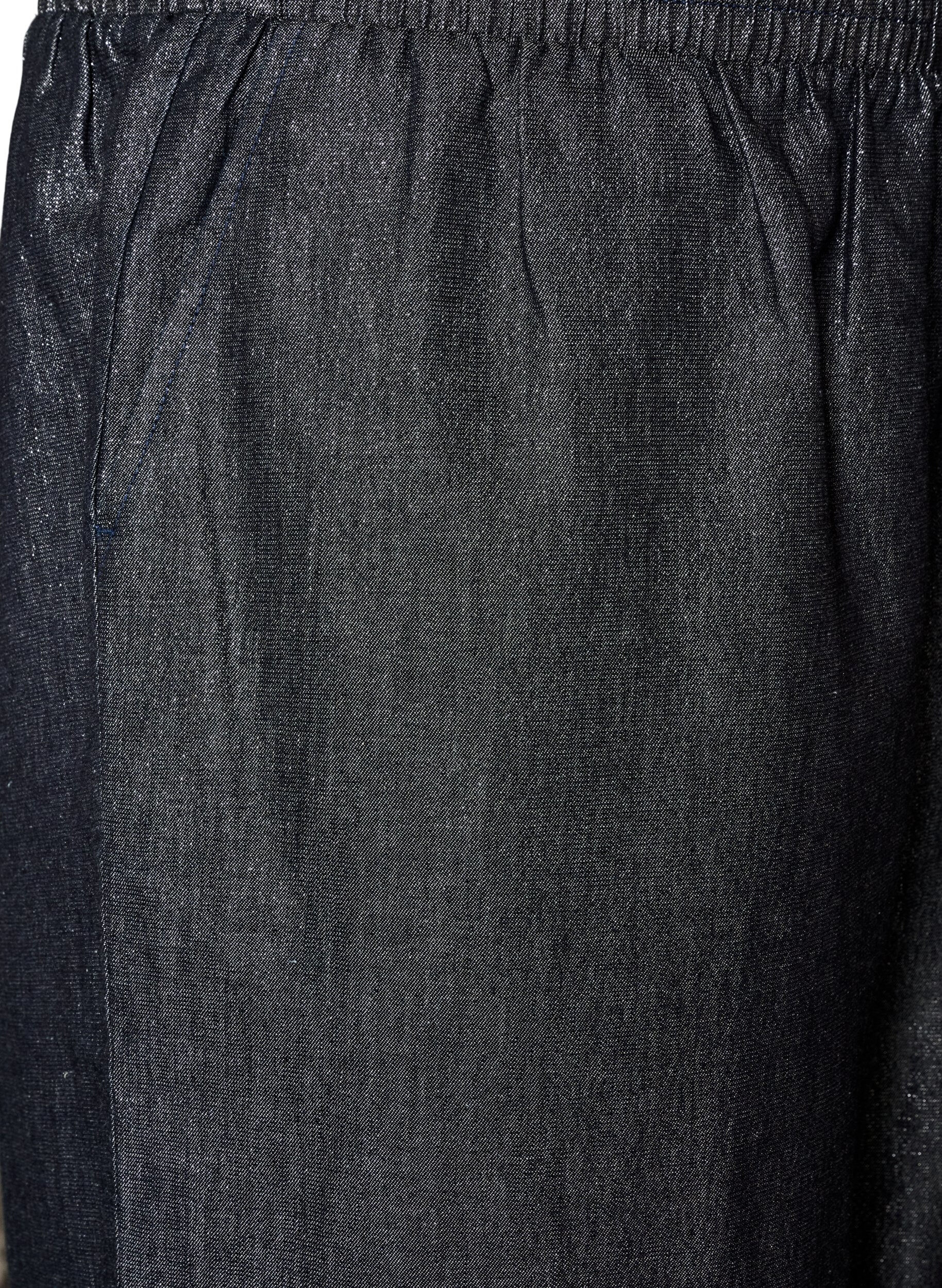 ZizziJean coupe droite avec fil paillet&eacute;, Gris, Packshot image number 2
