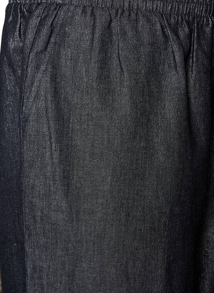 Jean coupe droite avec fil paillet&eacute;, Gris, Packshot image number 2