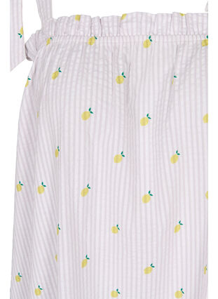 Robe de plage en coton avec bretelles à nouer, Lemon Print, Packshot image number 2