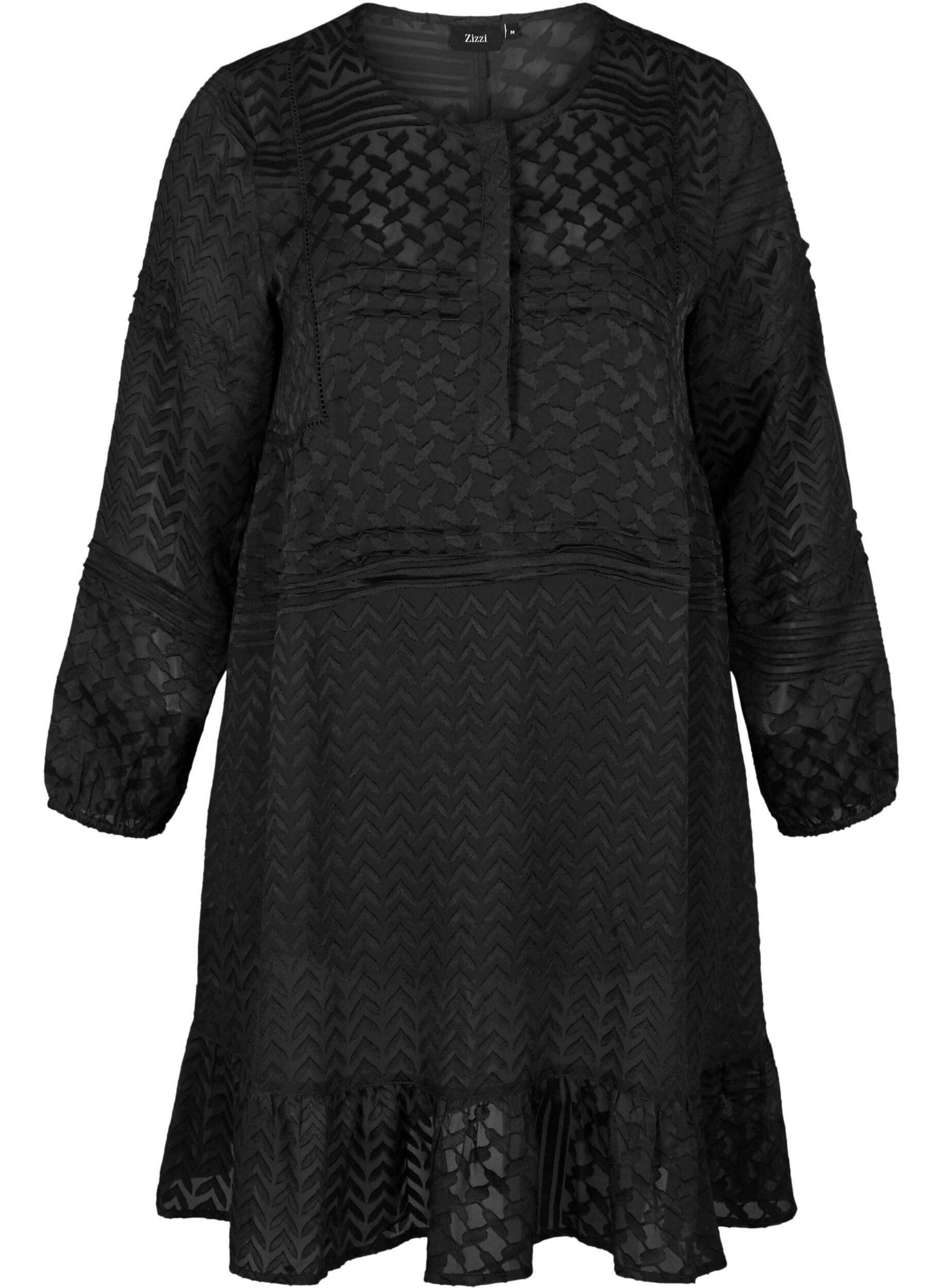 Zizzi Robe, Black, Packshot image number 0