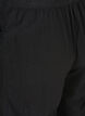 Pantacourt ample en coton, Black, Packshot image number 3