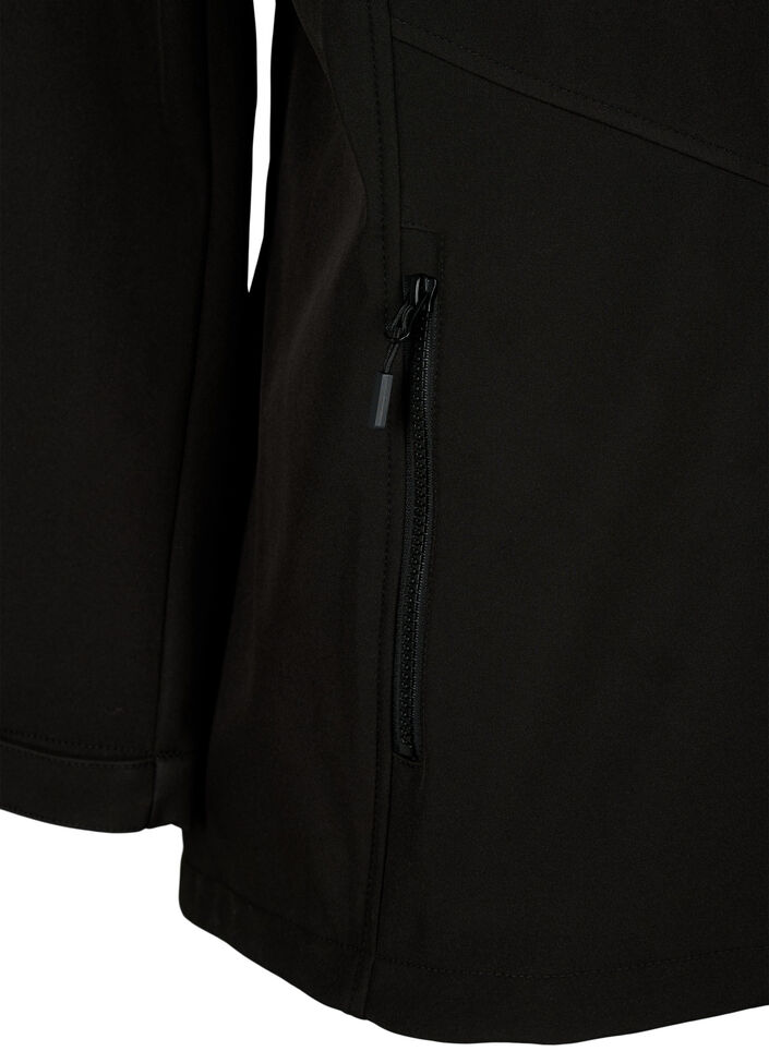  Veste softshell courte avec des poches, Black, Packshot image number 3