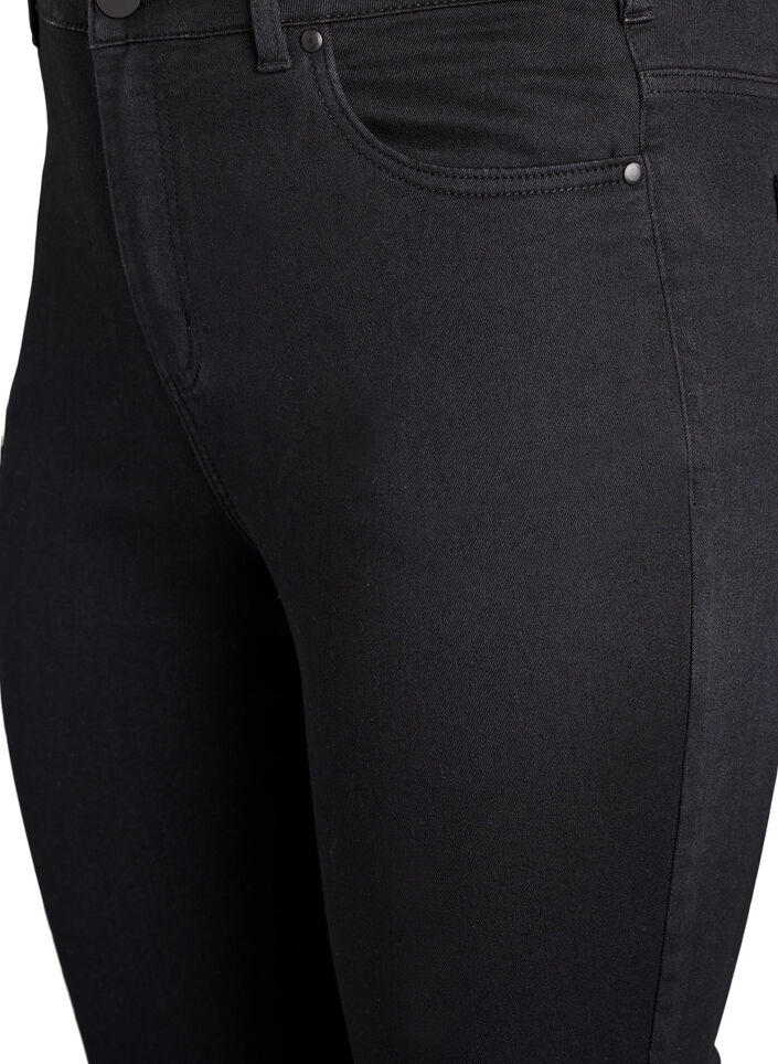 Jean Amy super slim &agrave; taille haute, Noir, Packshot image number 2
