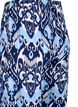 Pantalon culotte en viscose avec imprimé, Blue Ethnic AOP, Packshot image number 3
