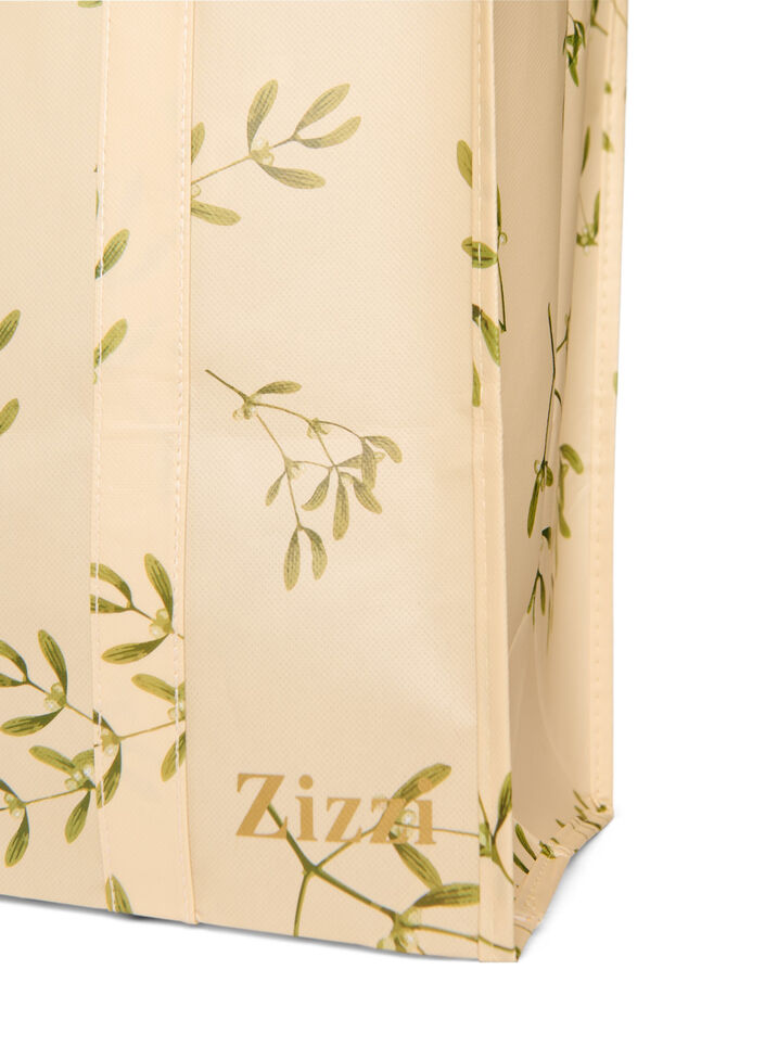 Sac de magasinage avec fermeture &eacute;clair, Beige, Packshot image number 2