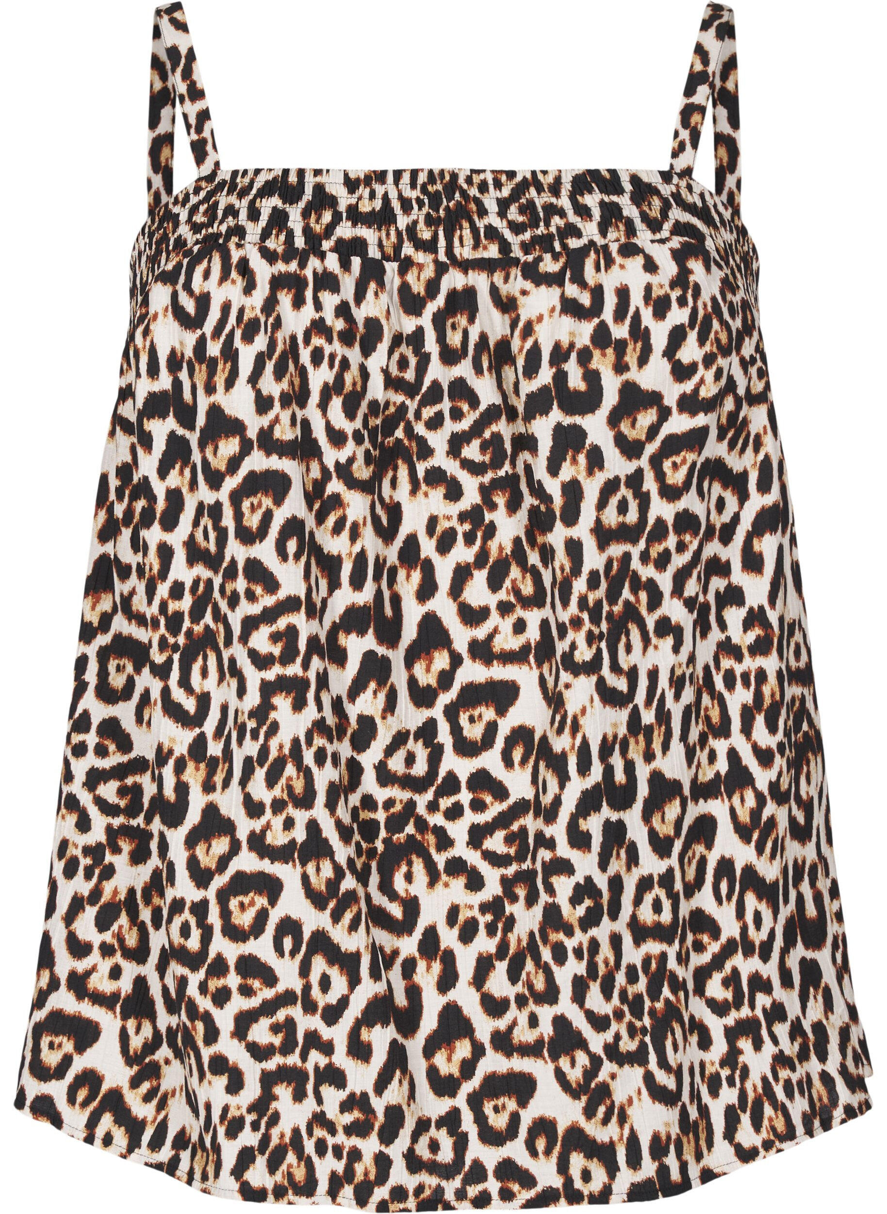 Haut en viscose avec fines bretelles