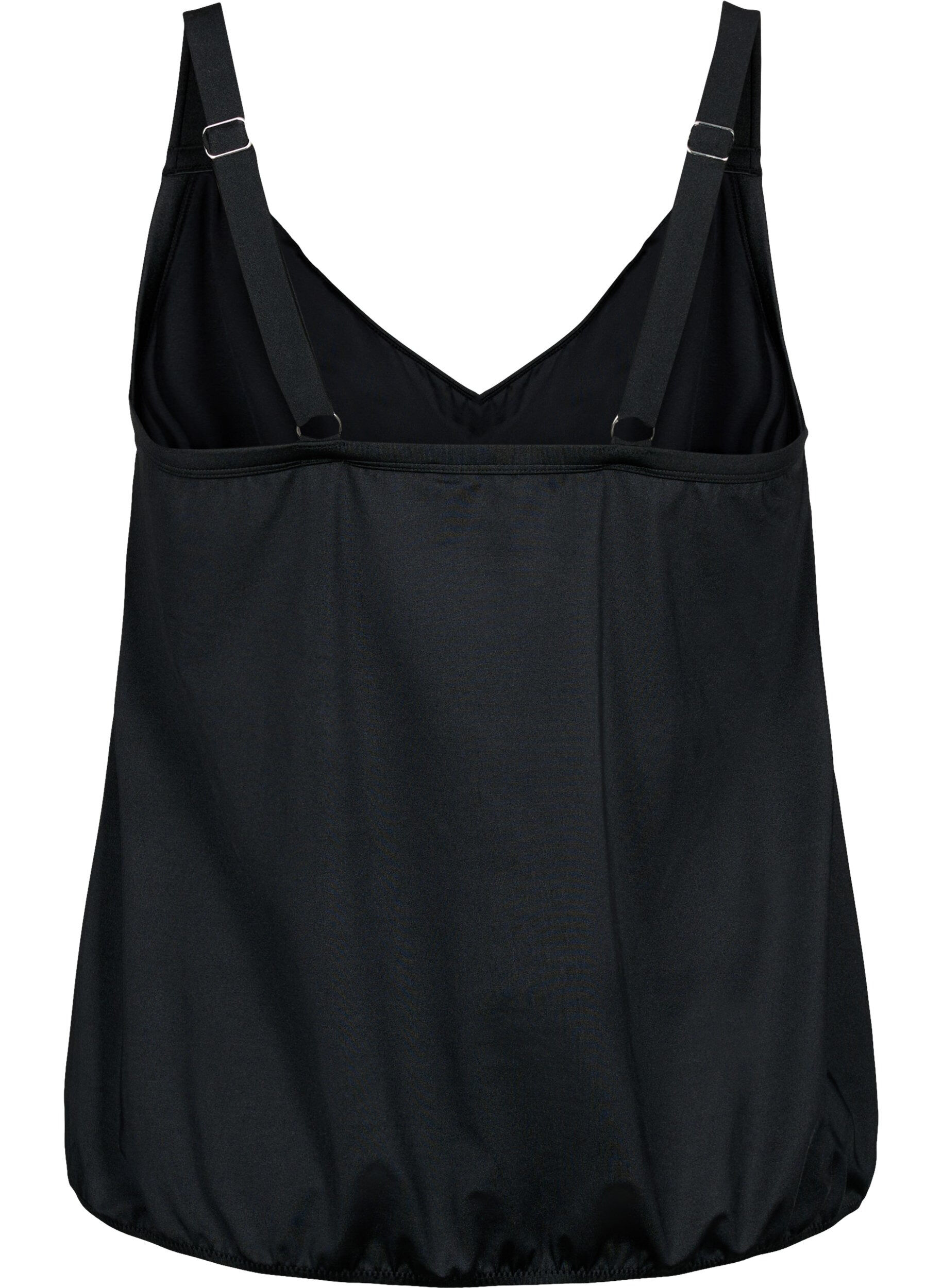 Zizzi Tankini &agrave; la coupe ample, Noir, Packshot image number 1