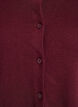 Cardigan en maille fine avec col rond, Bordeaux, Packshot image number 2