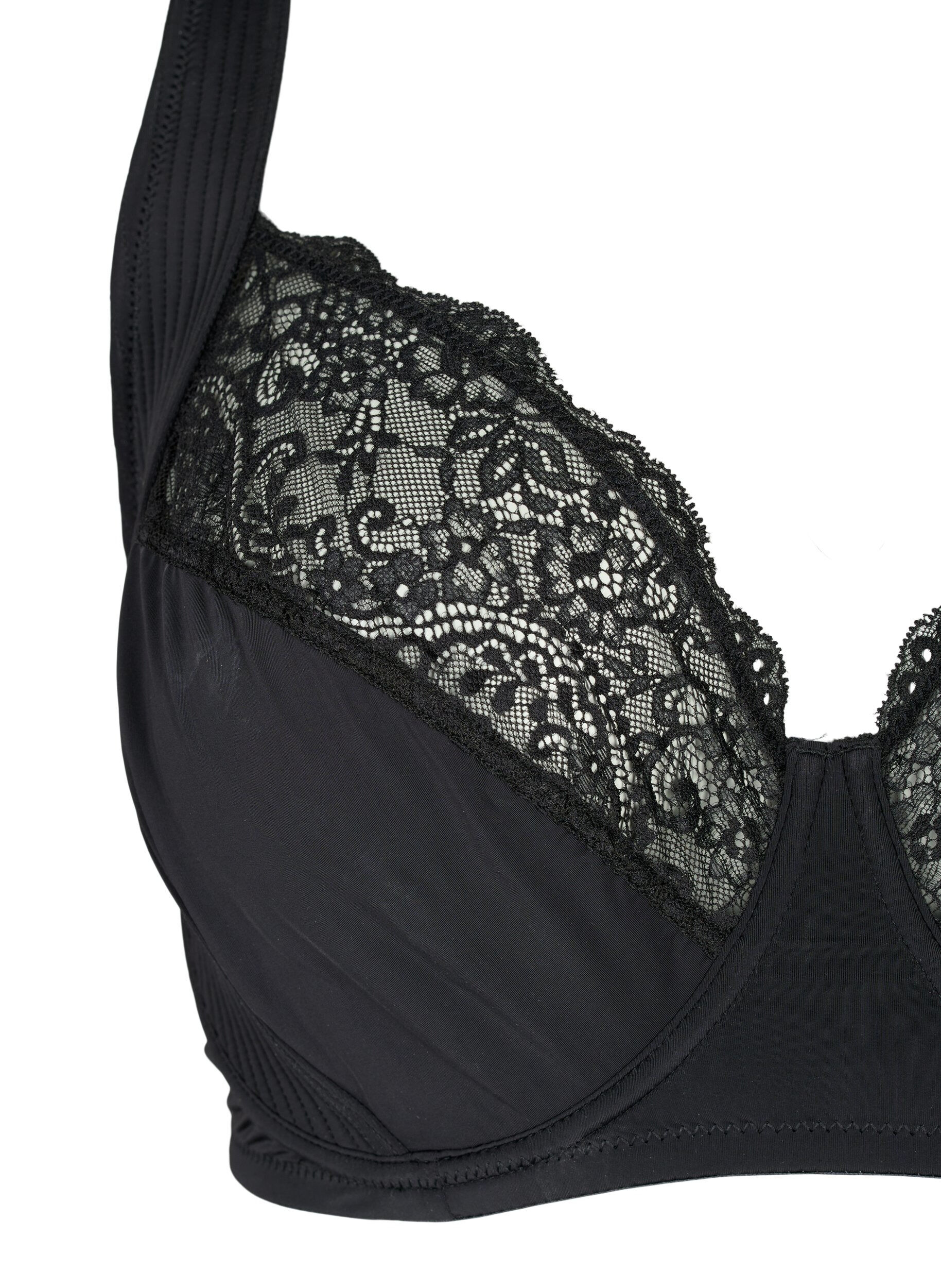 Zizzi Soutien-gorge int&eacute;gral avec bretelles rembourr&eacute;es, Noir, Packshot image number 2