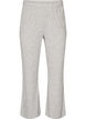 Pantalon &eacute;vas&eacute; en jersey c&ocirc;tel&eacute;, Gris, Packshot image number 0