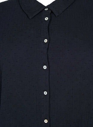 Robes en coton à manches courtes, Black, Packshot image number 2