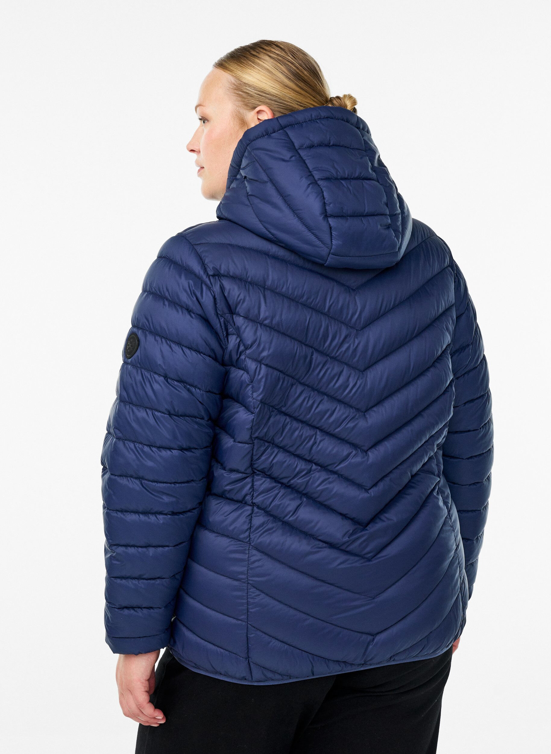 ZizziDoudoune l&eacute;g&egrave;re matelass&eacute;e &agrave; capuche, Bleu, Model image number 2