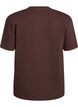 T-shirt sportif en coton biologique, Marron, Packshot image number 1