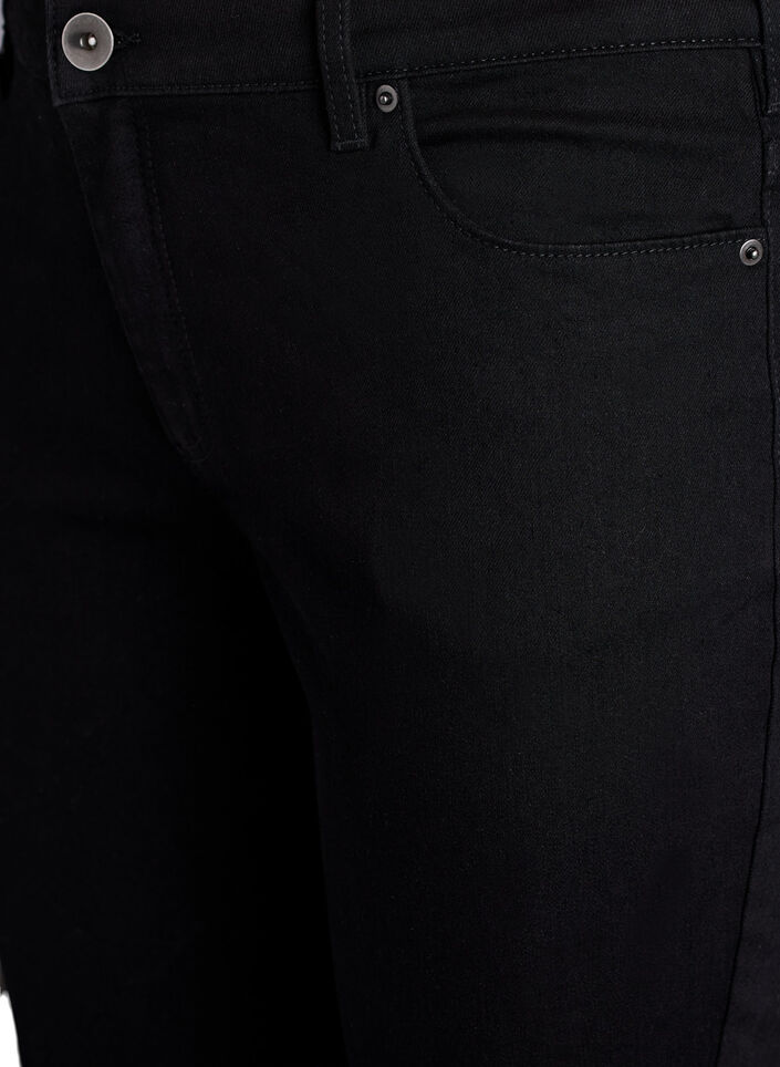 Jean Emily coupe slim fit avec taille normale, Noir, Packshot image number 2