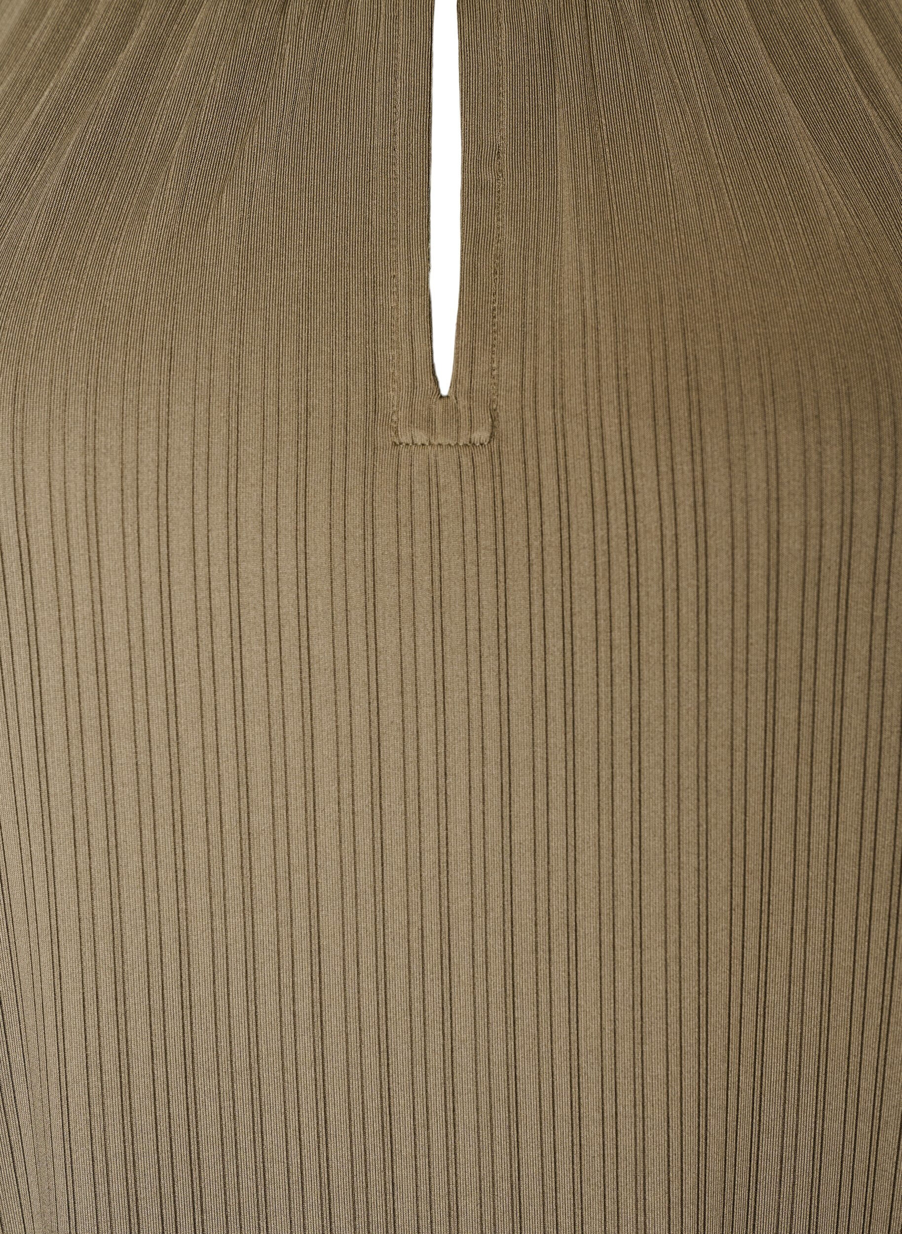 ZizziTunique en jersey &agrave; rayures textur&eacute;es, Marron, Packshot image number 2