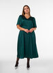 Robe de soir&eacute;e mi-longue &agrave; taille empire, Vert fonc&eacute;, Model image number 0