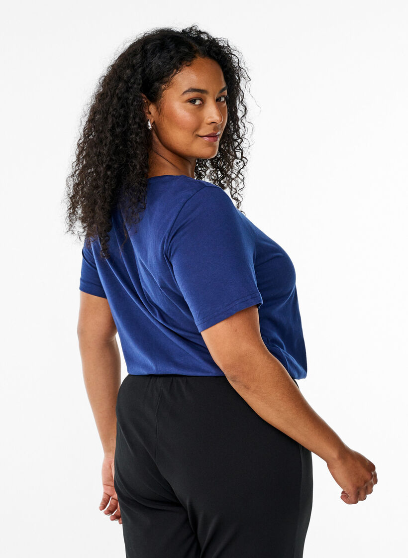 FLASH - T-shirt avec motif, Bleu, Model image number 2