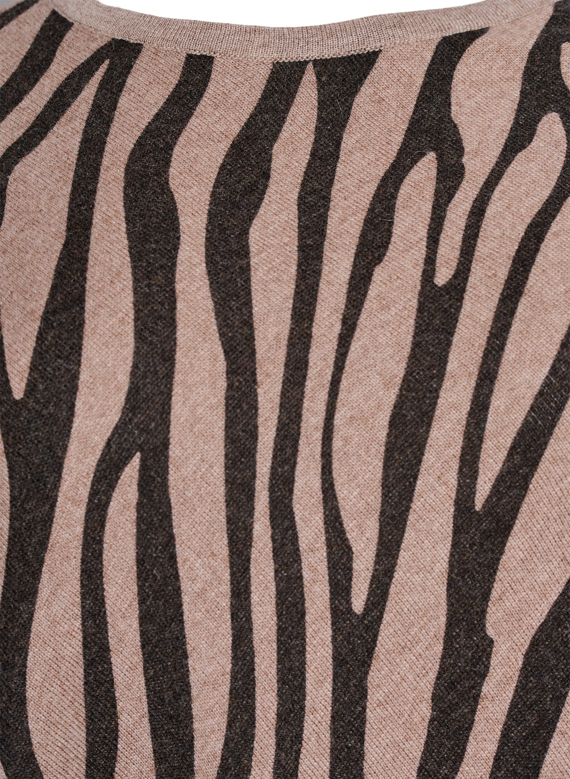 Zizzi Poncho en maille fine, Noir, Packshot image number 2