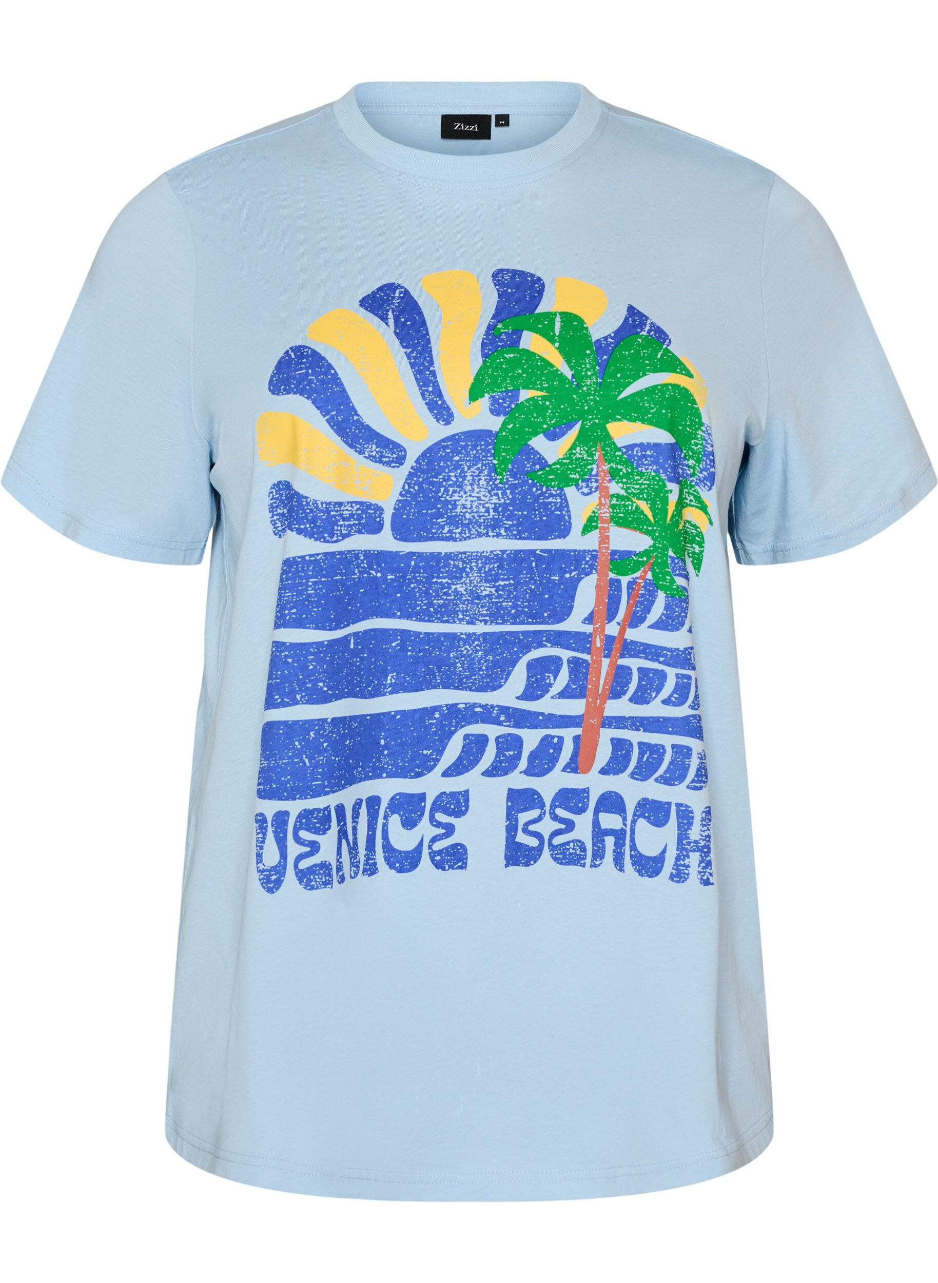 T-shirt en coton avec imprim&eacute;